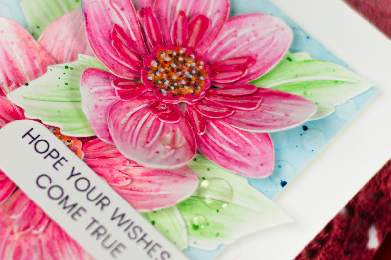 Try Effortless Watercolor Pencil Coloring on Die-Cuts for Gorgeous Cards!
