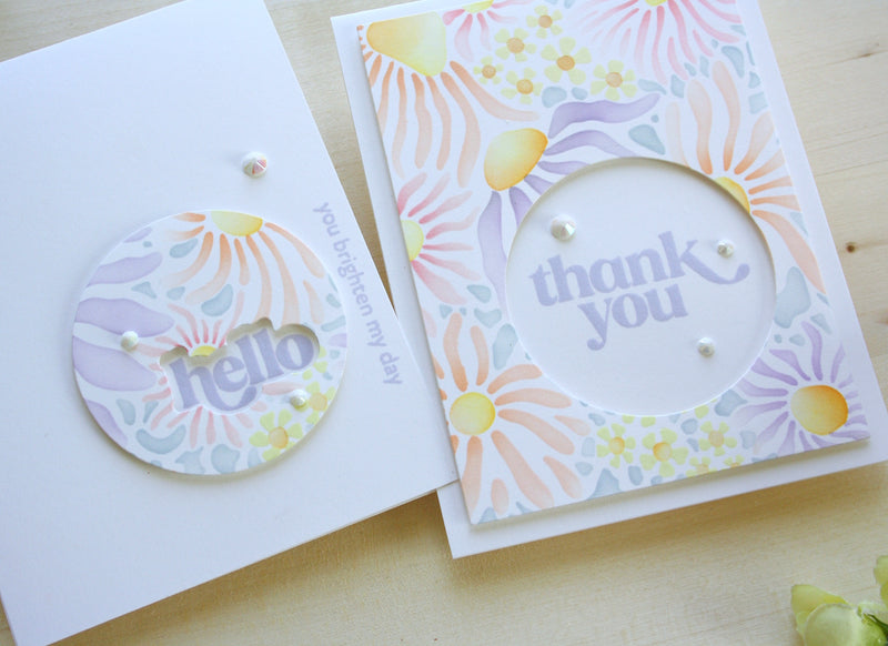 2 Easy Spring Inspired Cards in a Pretty Pastel Color Palette
