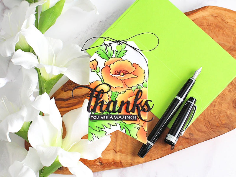 Create Custom Color Ink Blends feat. Bouquet of Poppies | Craft to the Future!