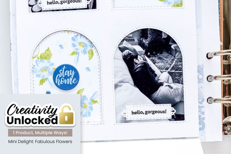 Create a Clean and Impactful Memory Keeping Layout feat. Mini Delight: Fabulous Flowers