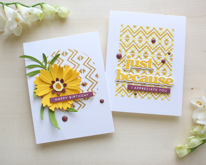 Heritage Chevron Weaves Stencil – 1 Stencil, 2 Stunning Looks!