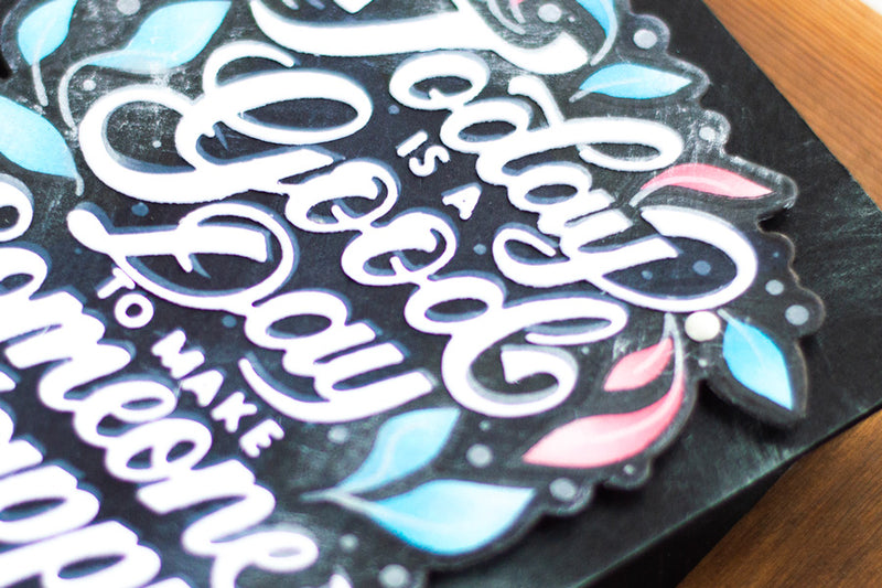 Chalkboard-Inspired Card with the Today Is a Good Day Bundle