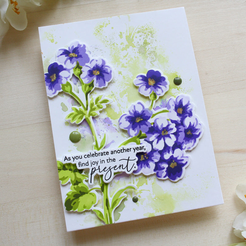 How to Make the Most Out of Your Stencils + EASY Watercolor Background