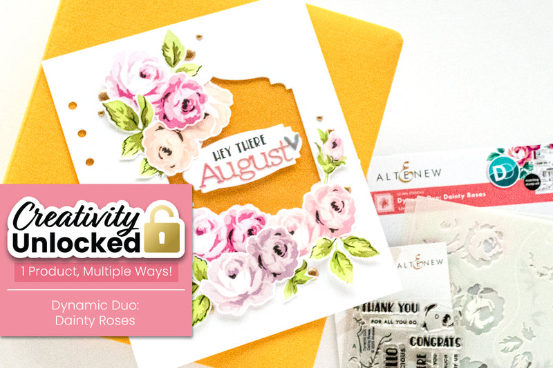 Creativity Unlocked: Dynamic Duo Dainty Roses | Adding a Touch Of Flair to Memory-Keeping Layouts (With Video Tutorial)