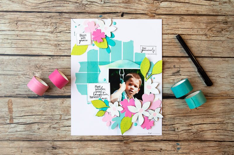 Create a Layout with Lovely Checkered Layers Using Washi Tape | Lovely Layers with Lilith (with Video Tutorial!)