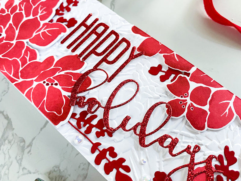 Christmas in July with Project Kit: Silk Art | Easy Christmas Card Idea