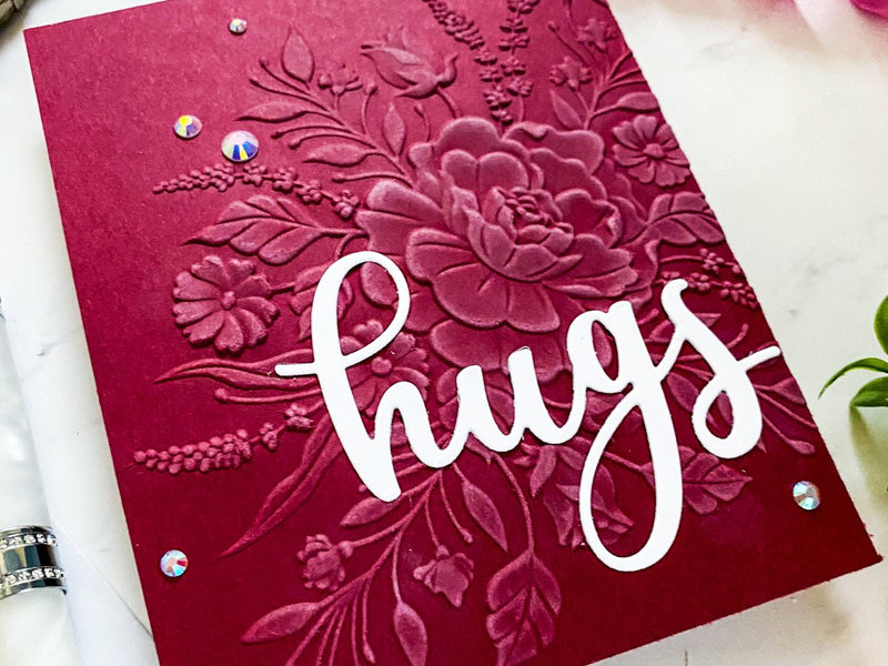 3 Beautiful Cards with NEW 3D Embossing Folders