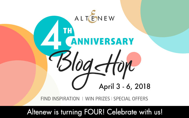 Altenew’s 4th Anniversary Blog Hop Day 1 + Giveaway