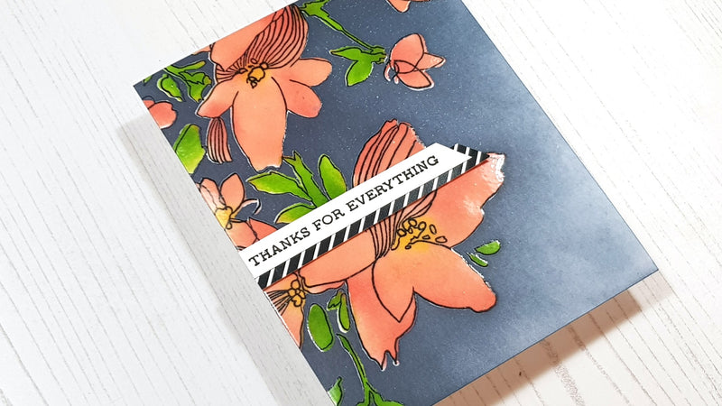 How to do Emboss Resist Technique with Stencils | Lydia’s Crafty Corner VIDEO