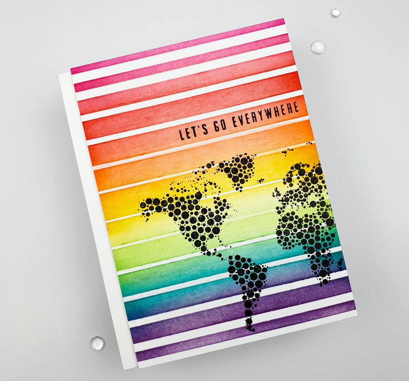 Easy New Year Card – “Let’s Go Everywhere”