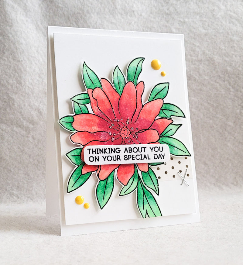 Wood Anemone Goodness | Clean and Simple Card Tutorial