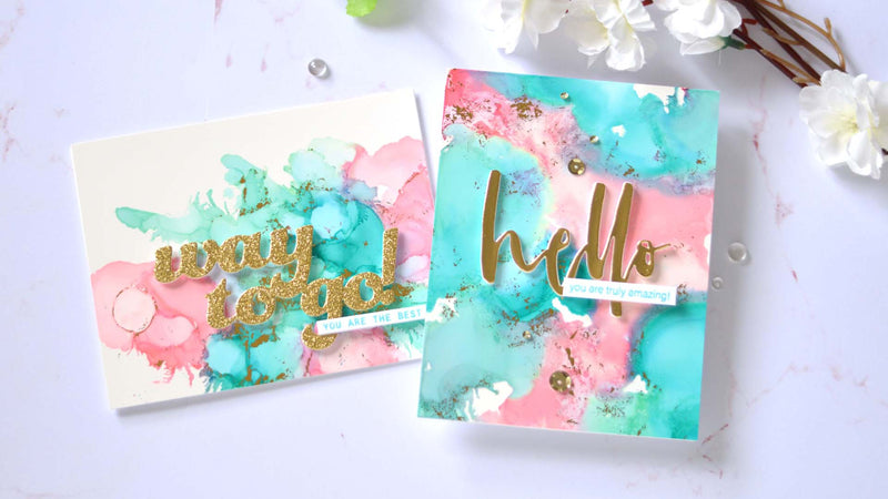 2 FUN Ideas Using Alcohol Ink Refills! | Take 2 With Therese + Video!