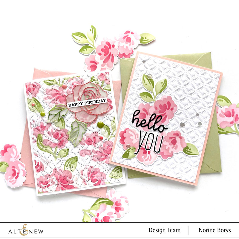 Two Ways to Paper-Quilt With Altenew Stencils and Dies