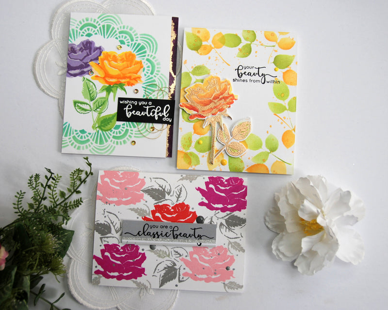 3 Gorgeous Floral Cards Using Classic Beauty Stamp Set