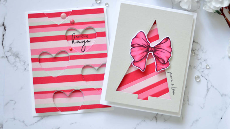 2 Ways to Use Gradient Cardstock + Video! Take 2 with Therese
