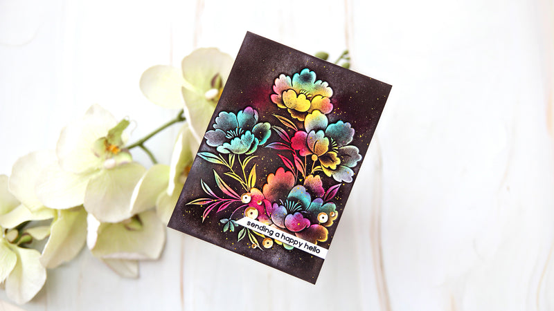 A Fun Way to Use Embossing Folders for a Neon Look + Video Tutorial with Erum!