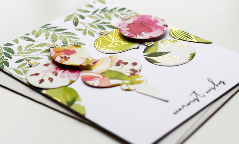 Non-Traditional Christmas Card Tutorial with Washi Tapes
