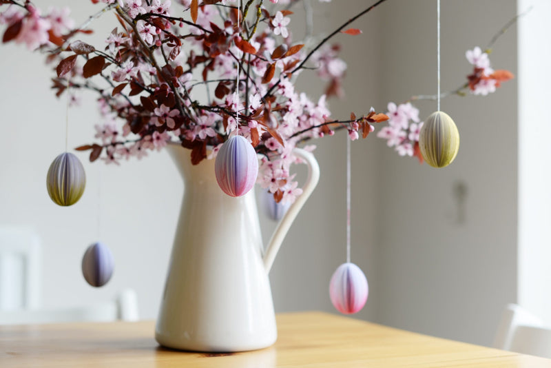Easter Paper Ornaments with Pysanka Die
