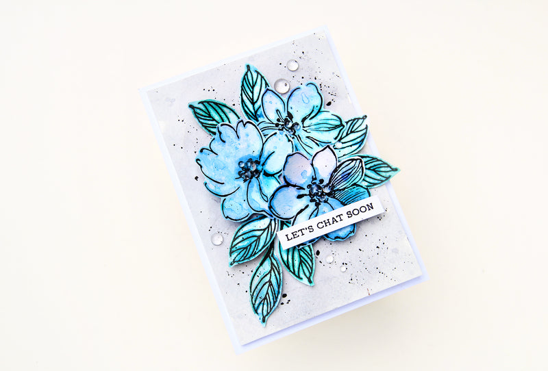 Creative Coloring with Erum: Watercolor by Ink Smooshing