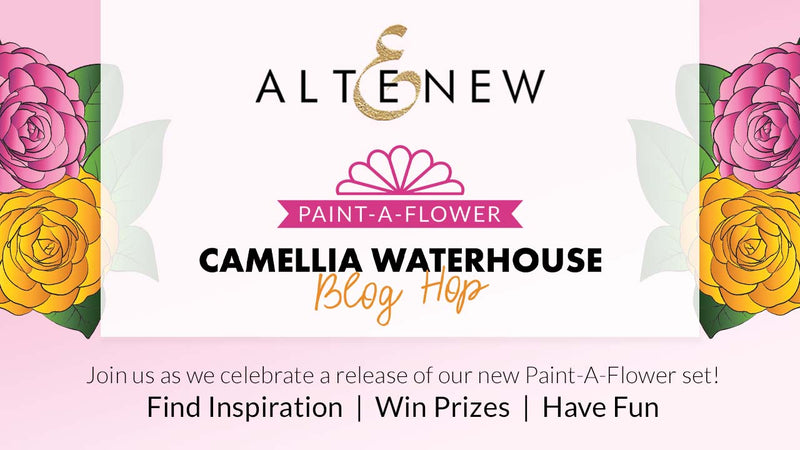 Paint-A-Flower: Camellia Waterhouse Outline Stamp Set Release Blog Hop + Giveaway ($200 in Total Prizes!)