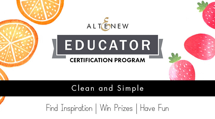 Altenew Educators’ “Clean and Simple” Blog Hop and Linky Party + Giveaway