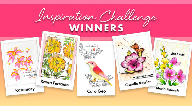 4 Winners of $30 Gift Cards! | July 2024 Inspiration Challenge Winners