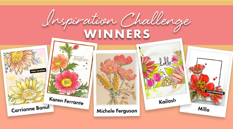 4 Winners of $30 Gift Cards! | January 2025 Inspiration Challenge Winners