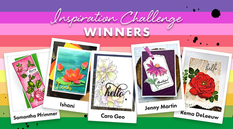 4 Winners of $30 Gift Cards! | December 2024 Inspiration Challenge Winners