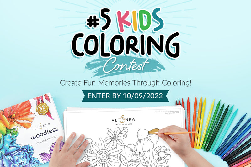 Altenew Kids’ Coloring Contest #5 | Over $500 Worth of Prizes!