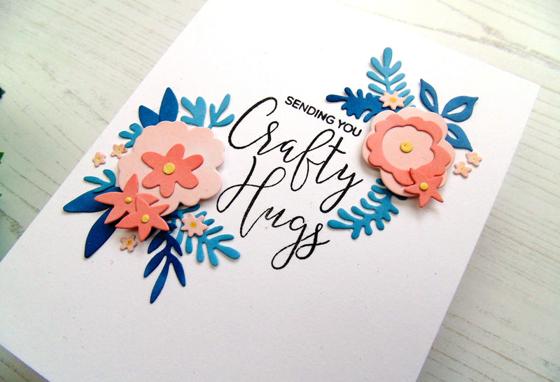 Lydia’s Crafty Corner: Floral Embellishments Using Spring Shower Cover Die