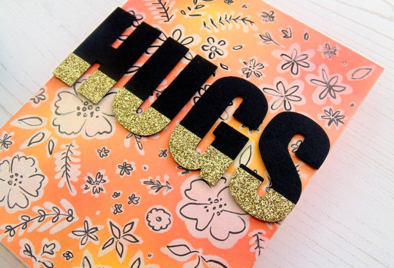Lydia’s Crafty Corner: Using Die Cuts as Stencils