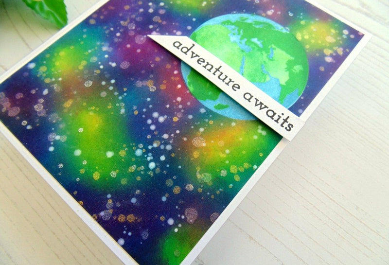 Lydia’s Crafty Corner – Ink Blended Galaxy Sky