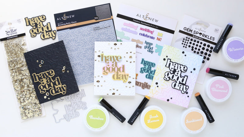 3D Embossing Folder Magic! One Folder, One Diecut Set, Three Ways!
