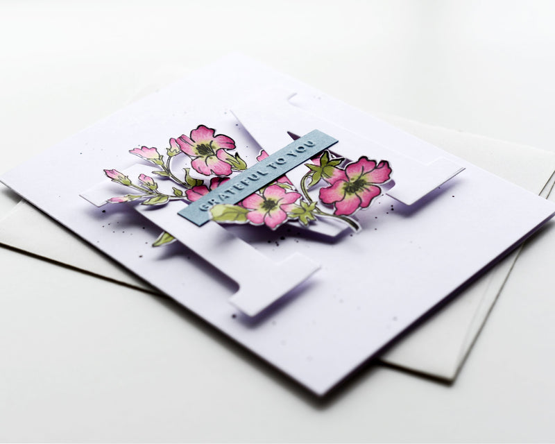 Celebrate Mom with CAS Monogram Card