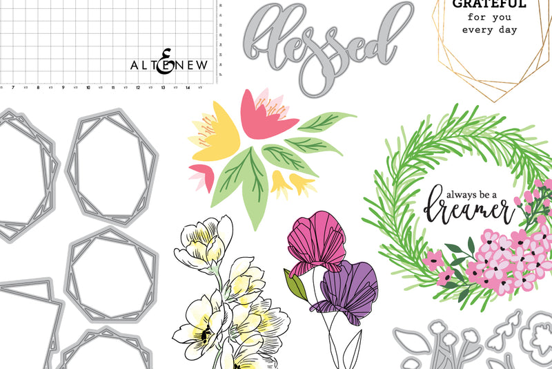 July 2019 Stamp/Die/Mask Stencil Release Sneak Peek
