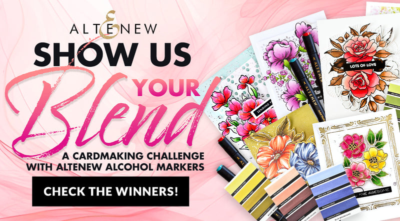 Show Us Your Blend! A Cardmaking Challenge with Altenew Alcohol Markers – Winner Announcement