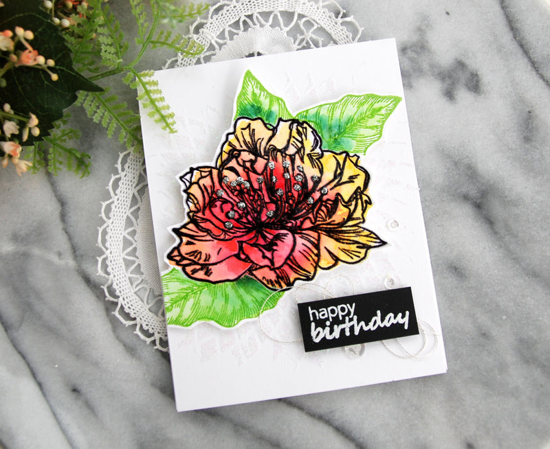 Create a Focal Point with a Large Stamp
