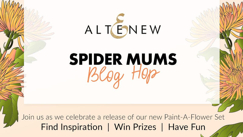 Paint-A-Flower: Spider Mums & Craft Your Life Apron Release Blog Hop + Giveaway