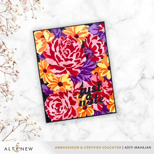 Cascading Flowers Stamp Set - Altenew