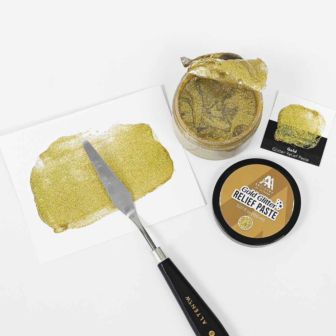 Gold Glitter Relief Paste - Altenew