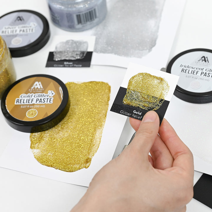 Gold Glitter Relief Paste - Altenew