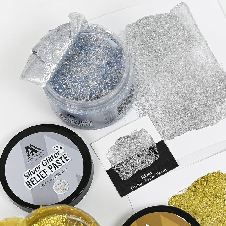 Silver Glitter Relief Paste - Altenew