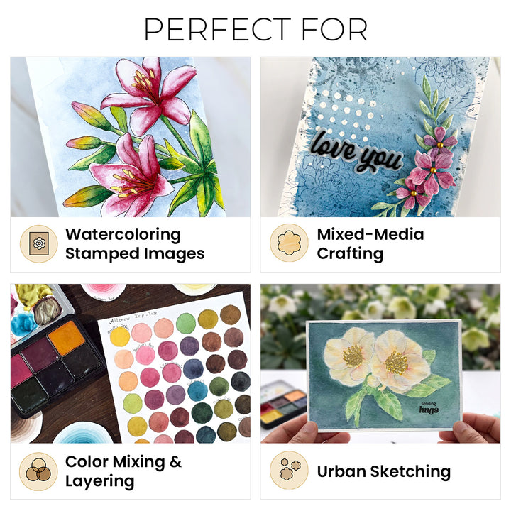 Watercolor Compact - Moody Brights