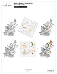 Build-A-Garden: Flourished Flora & Add-On Die Bundle - Altenew
