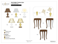 Mini Delight: Timeless Glow Stamp & Die Set - Altenew