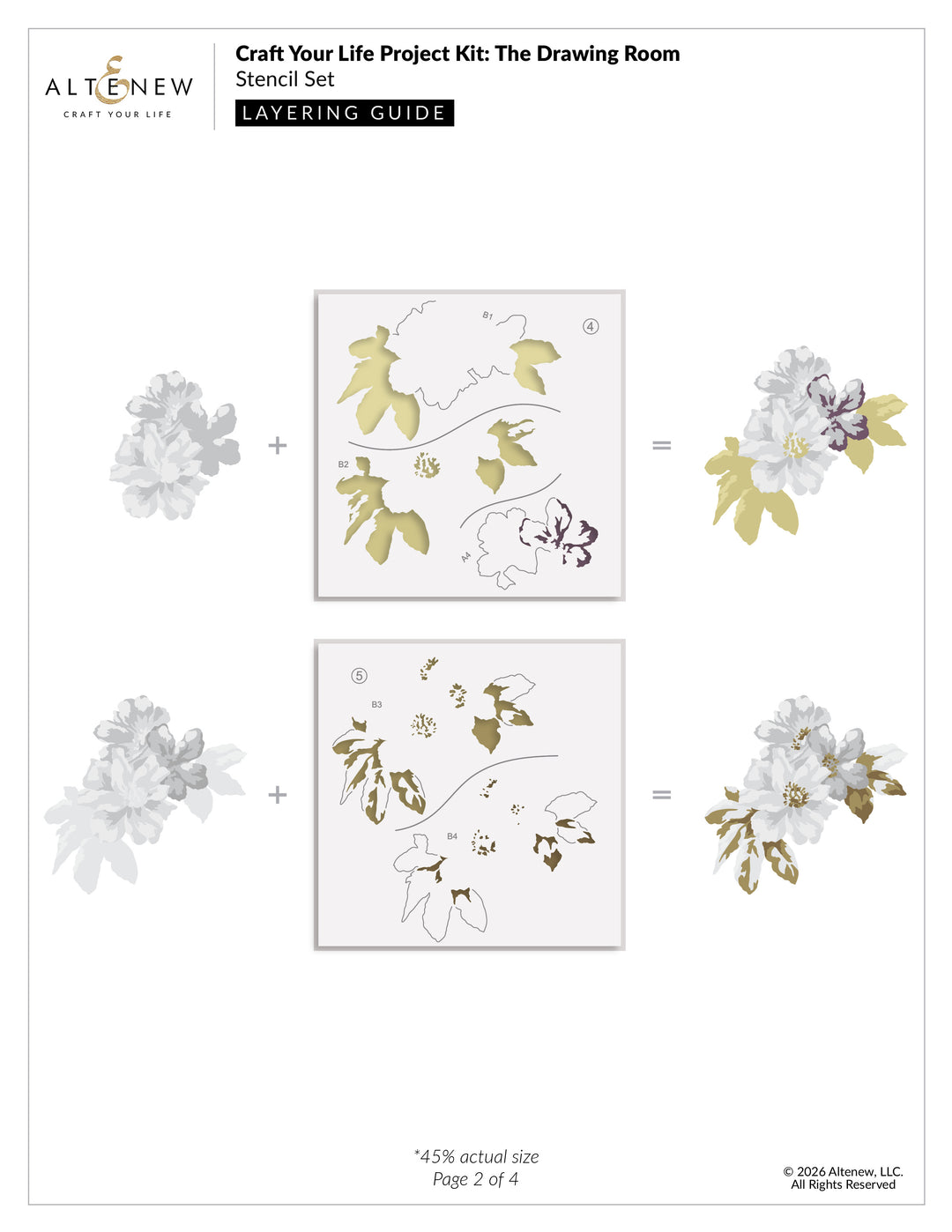 Craft Your Life Project Kit: The Drawing Room - Altenew