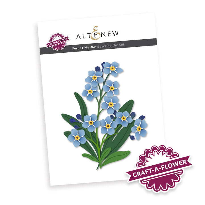 Craft-A-Flower: Forget-Me-Not Layering Die Set - Altenew