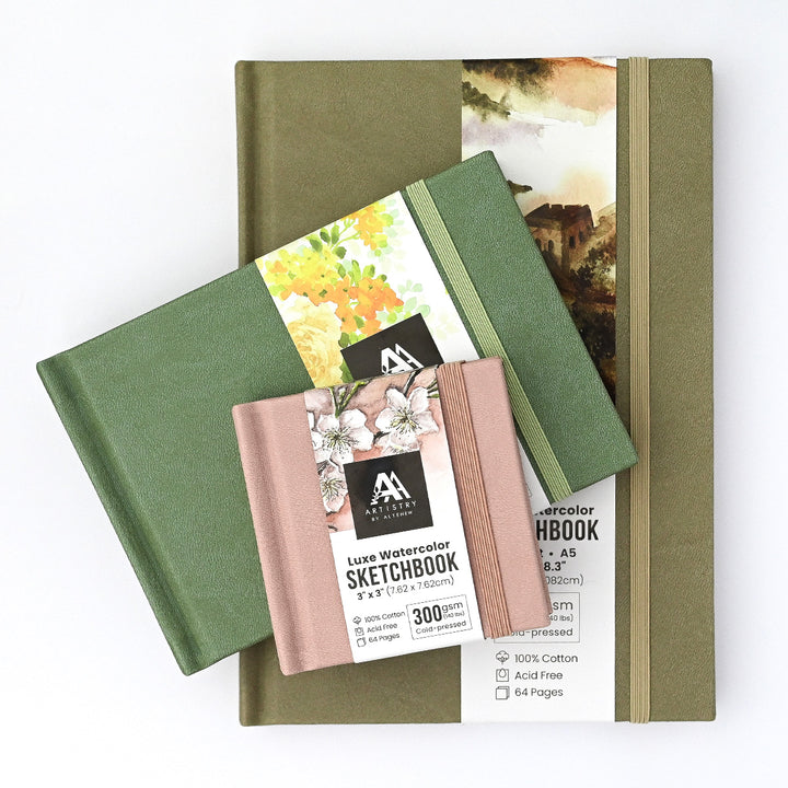 Luxe Watercolor Sketchbooks - The Full Collection - Altenew