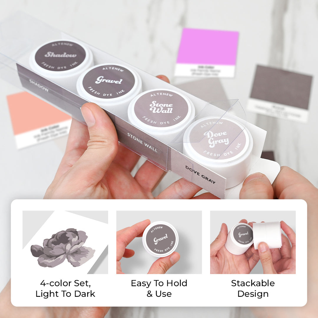 Soft Earth & Bloom Fresh Dye Ink Mini Pods Bundle