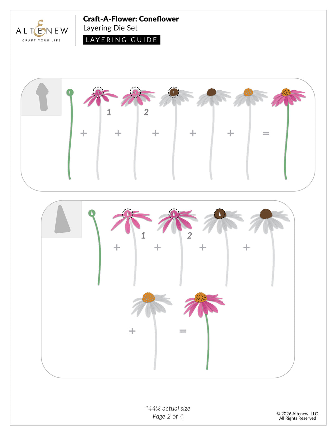 Craft-A-Flower: Coneflower Layering Die Set
